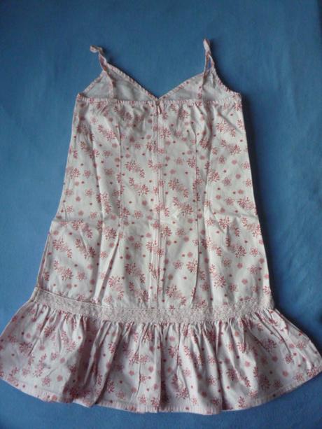 Světle růžové plátěné šaty vel. 146-152, alive,146