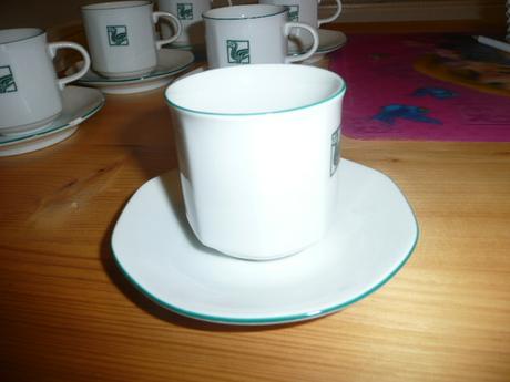 Porcelánová kávová souprava vyšší,