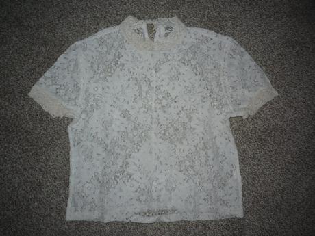 Krajkový top se stojáčkem vel s, s