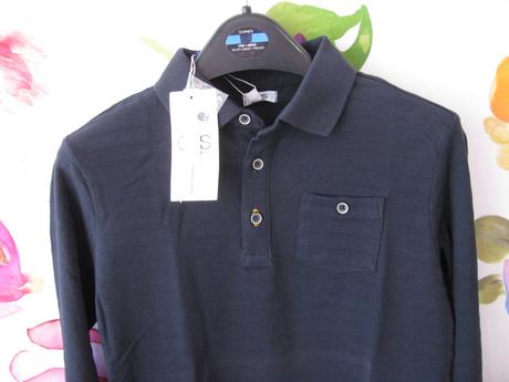 Chlapecké tmavě modré polo tričko, ovs,134