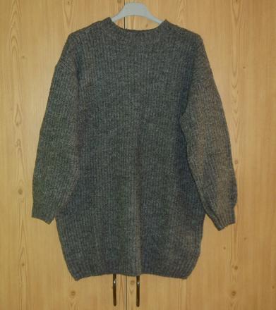 Šedý dívčí delší svetr takko fashion, takko,152