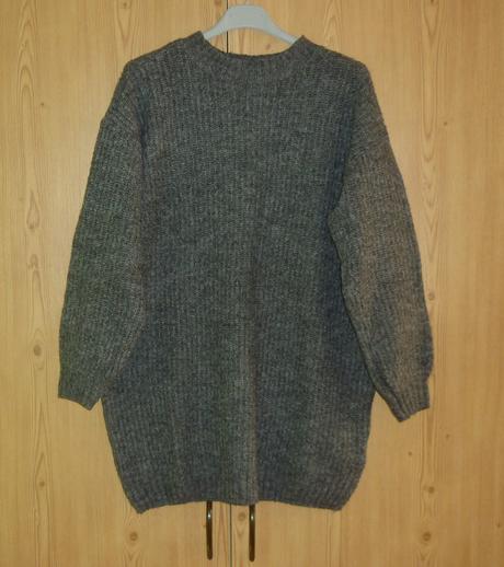 Šedý dívčí delší svetr takko fashion, takko,152