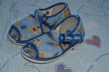 Zdravotní bačkorky s rybičkama, sv. modré, 21