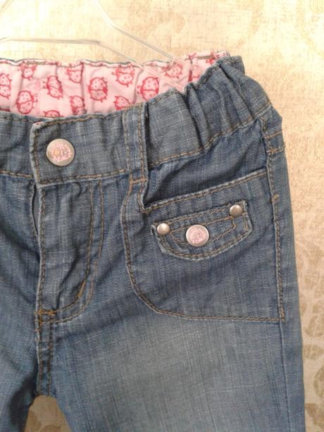 Džíny, kalhoty h&m jaro/léto dívčí vel. 68, h&m,68