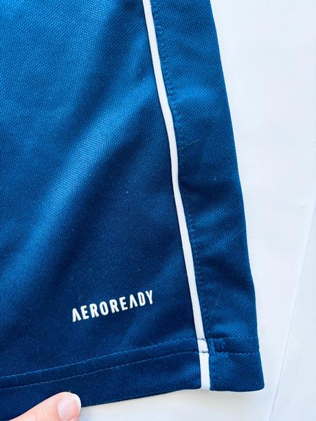 K3/ mikina modrá adidas - v.cca 7/8 let, adidas,128