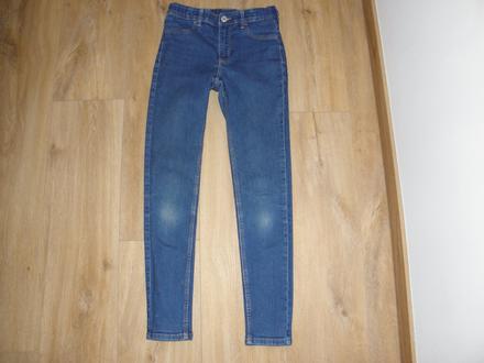 Dívčí skinny rifle / džíny zn. h&m vel.146, h&m,146