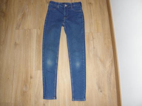 Dívčí skinny rifle / džíny zn. h&m vel.146, h&m,146