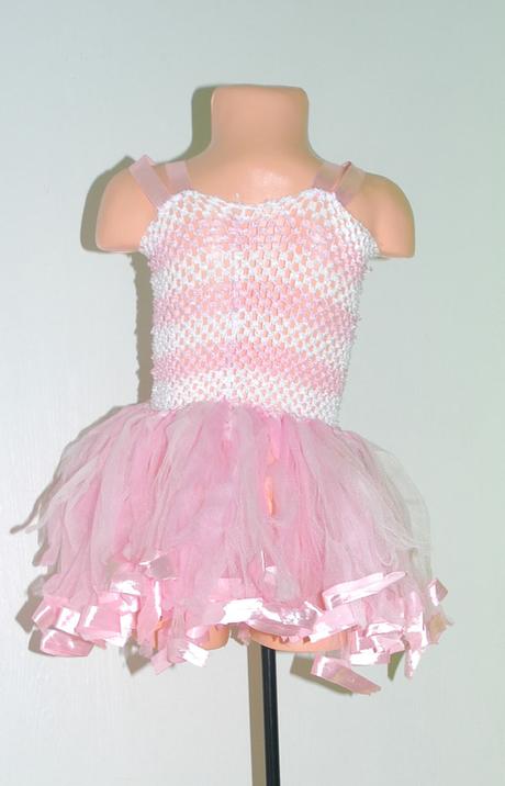Šaty s tutu sukýnkou pro malou baletku či vílu, 