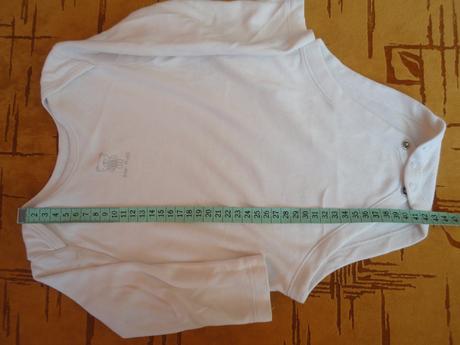 Bílé body dl. rukáv, f&f,86