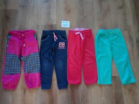 2 x tepláky, vel 110/116, faf, f&f,110