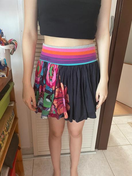 Sukně desigual vel 13/14l točivá hodně nabíraná, desigual,164