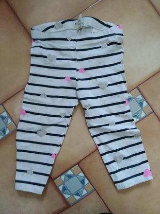3/4ní legíny hm, h&m,104