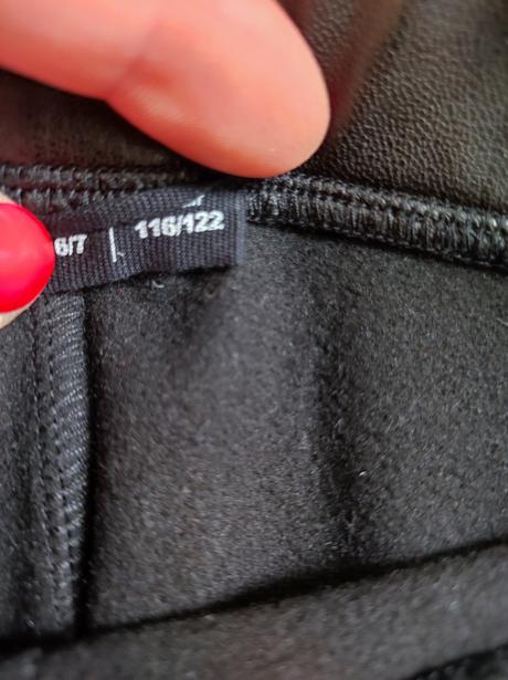 Kožené legíny teplé 116-122, terranova,116