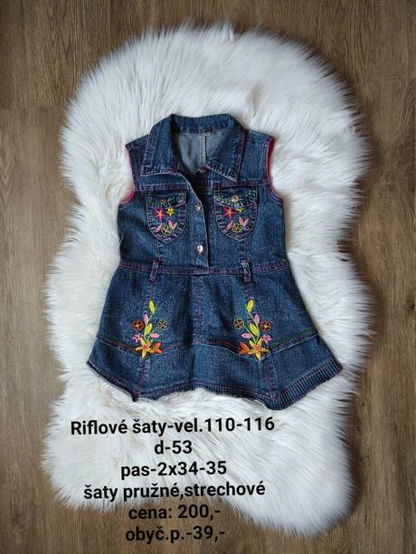 Šaty-vel.110-116, 116