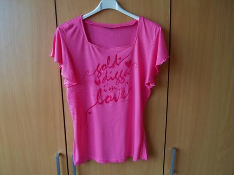 Růžové tričko triko krátký rukáv, 170