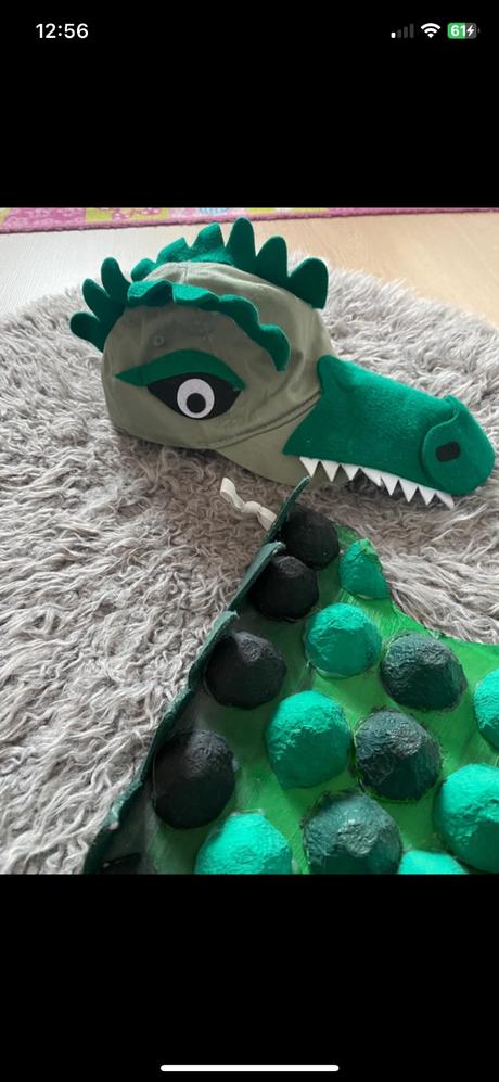 Krokodýl kostým na karneval, 