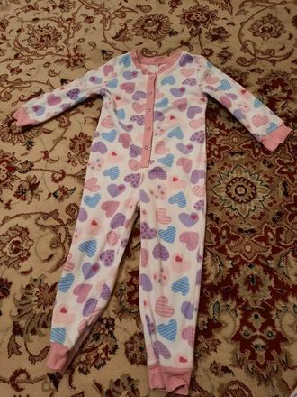 Srdíčkový teplý overal, george,98