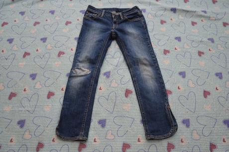 7/8 kalhoty úzké džíny rifle replay, replay,128