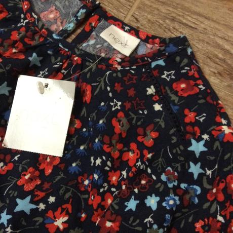 Nové květinkové šaty s volánkem next, next,110