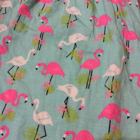 Letní kalhotový overal s plameňáky, evie angel,104