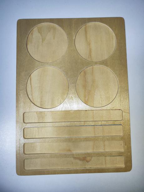 Dřevěné puzzle - zlomky, 