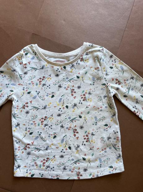 Triko s květy - v.12/18 měs., primark,86