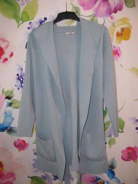 Dámský sv.modrý kardigan s kapucí orsay, orsay,m