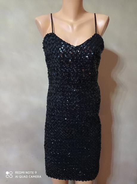 Černé filtrové šaty 40/12, 40