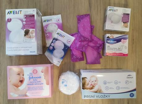 Vložky do podprsenky avent, johnson, depan, 