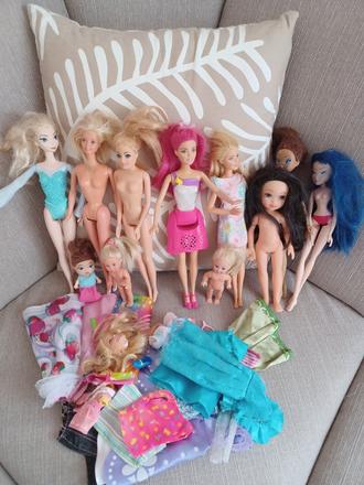 Barbie panenka evička princezna elza elsa,