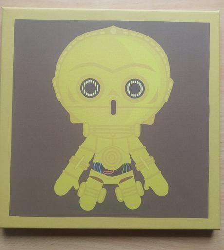 Obrázky na zeď + plyšák + hra star wars, 