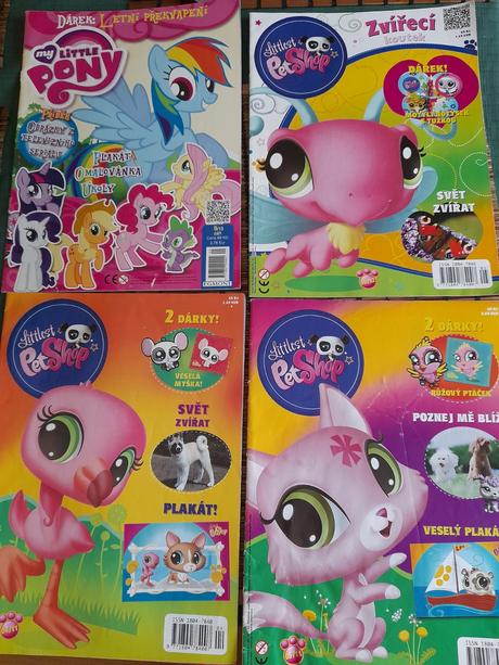 4x časopis lps littlest pet shop používaný,čtený,