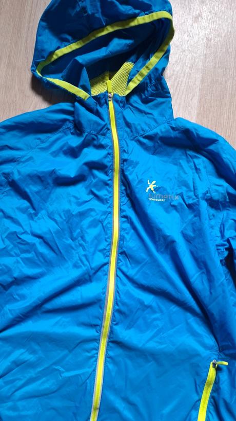 Ultralehká cyklobunda sbalitelná do kapsy klimatex, 158