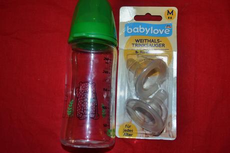 Skleněná kojenecká láhev +, babylove