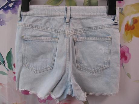 Džínové trhané kraťasy h&m, h&m,146