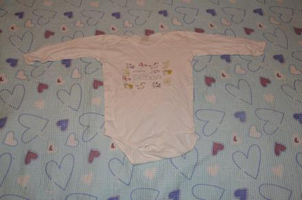 Bavlněné body dlouhý rukáv se zvířátky, 92