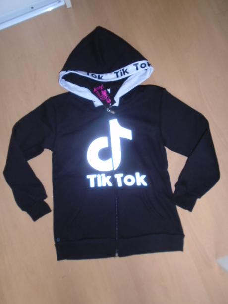 Mikina tik tok teplá vel 128 a 176 luxusní, 128 / 158 / 164 / 170 / 176