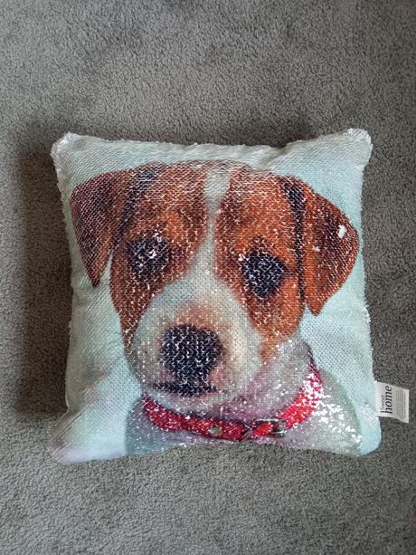 Flitrový měnící se polštář, 