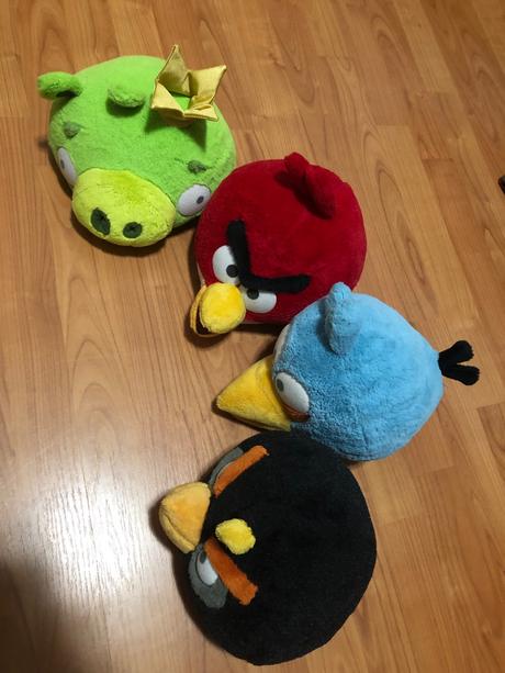 5 x angry birds, 