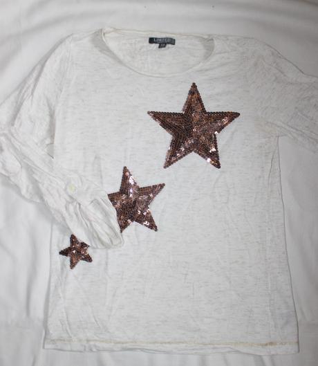 Po 60. třpytivé melír pružné tričko 11-12 let, marks & spencer,146