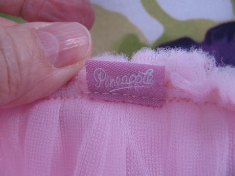 Růžová tylová sukně pineapple, 116