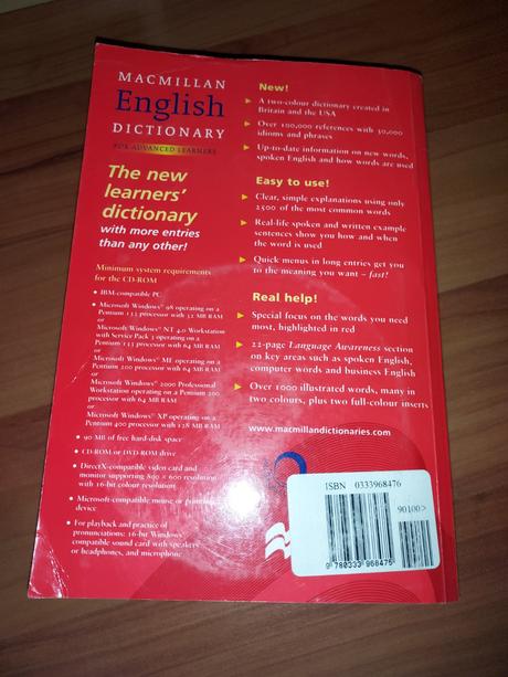 Učebnice innovations, macmillan english dictionary, 