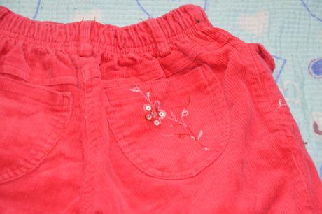 Manžestrové 3/4 kalhoty, 128