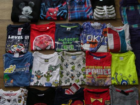 Balík oblečení vel.110, pěkný stav, 104–116