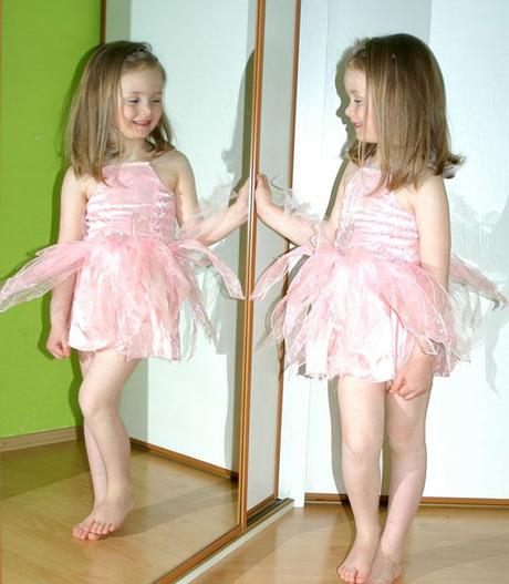 Karnevalové růžové šaty kostým víla, 