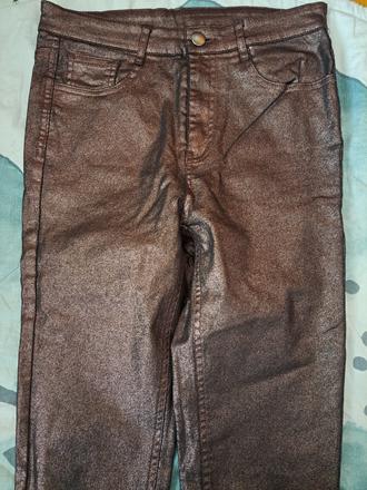 Džíny metalického vzhledu, calzedonia,158