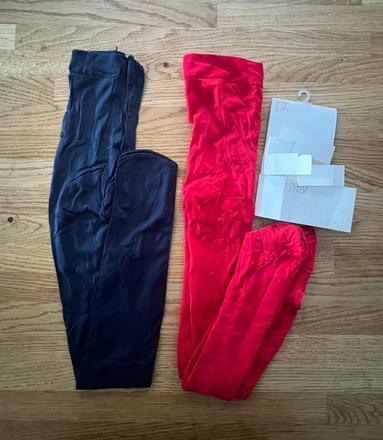 2 pack punčocháče/silonky h&m vel.122/128, h&m,122