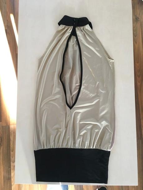 Minišaty/top s průstřihem zad, vel xs/s, la belle,, s