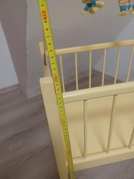 Maxi postýlka pro panenky 70cm,