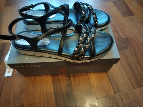 Nové kožené sandaly, marco tozzi,41